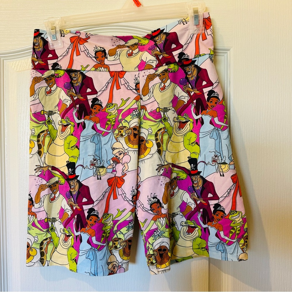 Wild Rich Kids Bikers shorts Adult Size L the princess and the frog tiana print